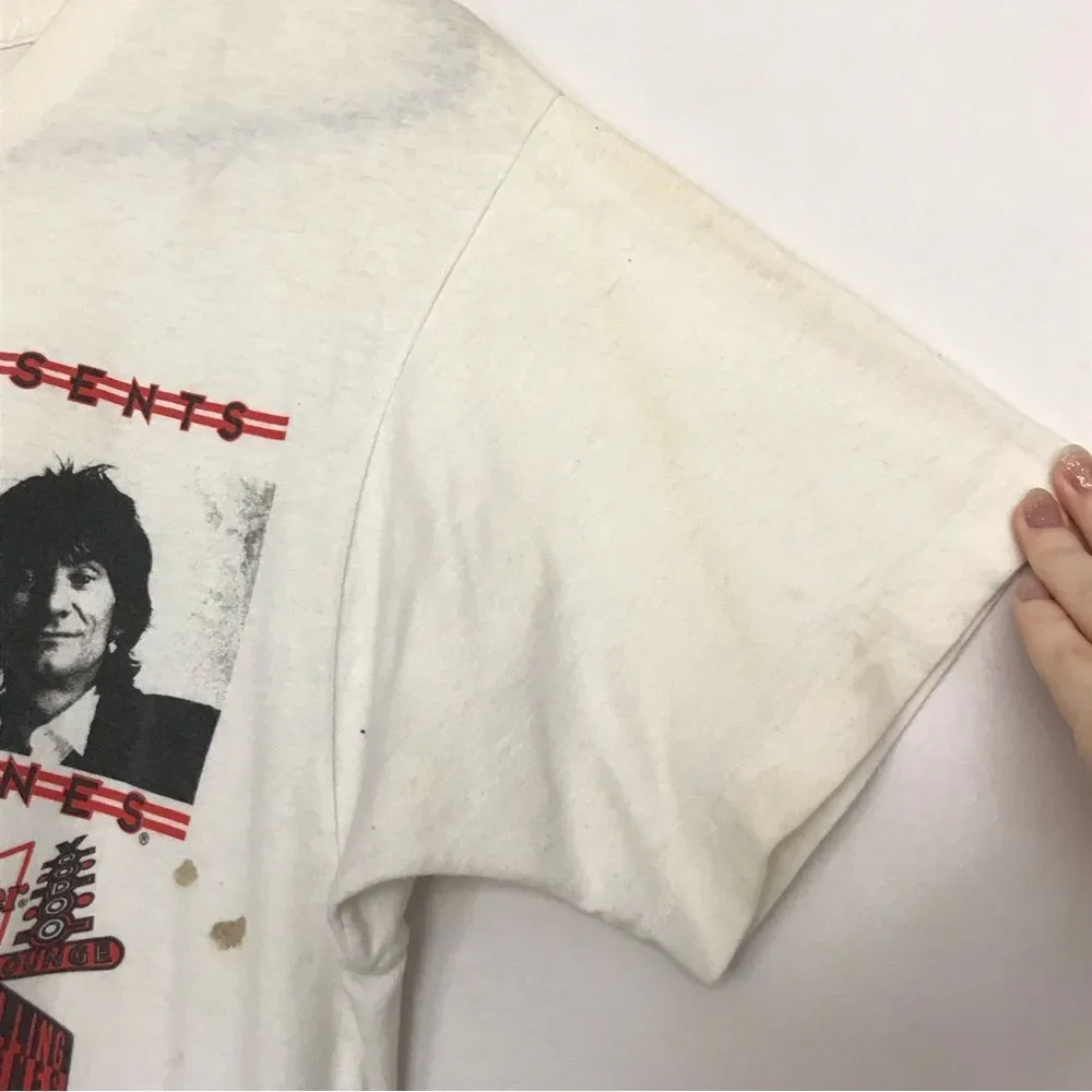 Original Vintage The Rolling Stones Budweiser Presents Tshirt Mens Sz XL